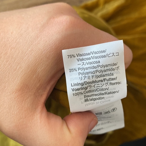 NWT J. Crew 365 Marseille Crushed Velvet mustard gold Jumpsuit size 2 whimsical - Picture 9 of 9